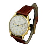 Vintage 1940s 18k Gold Uni-Compax Chronograph