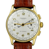 Vintage 1940s 18k Gold Uni-Compax Chronograph