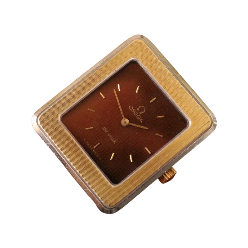 Vintage 1970s De Ville Steel/18k Yellow Gold
