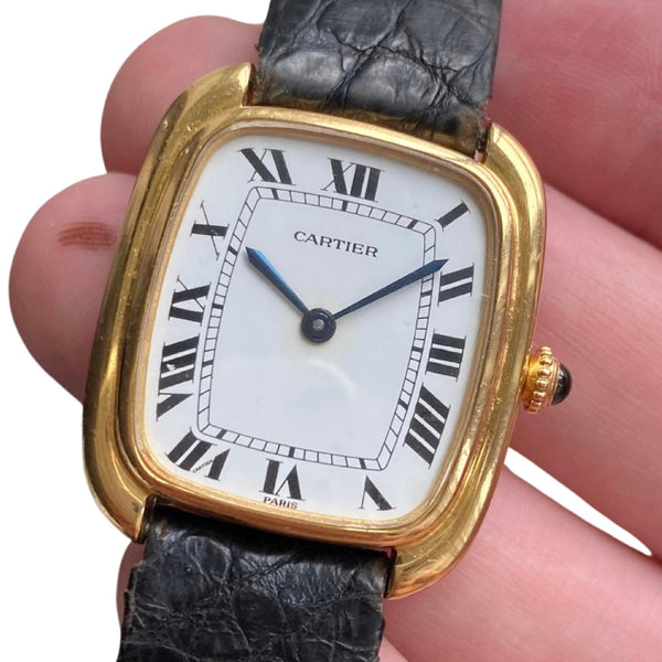 Vintage 1960s Cartier Automatique (18K Yellow Gold)