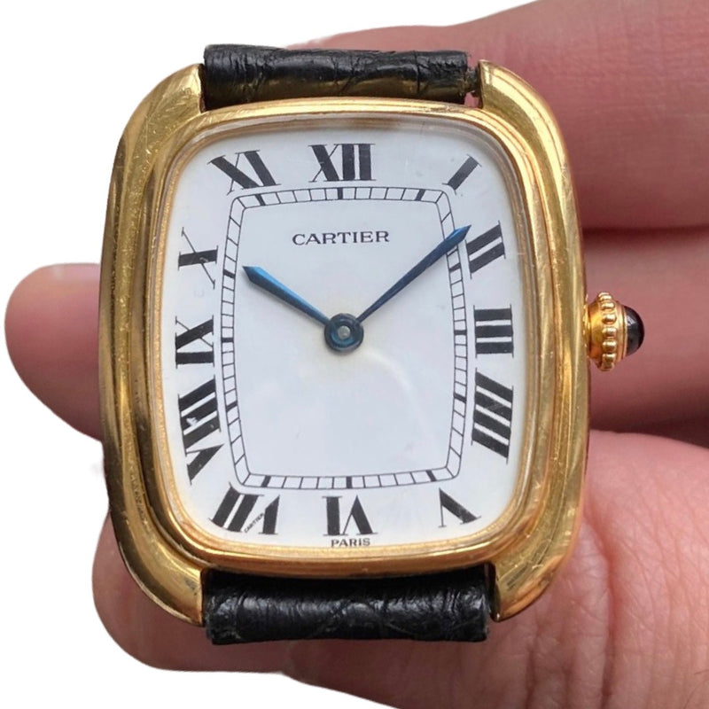 Vintage 1960s Cartier Automatique (18K Yellow Gold)