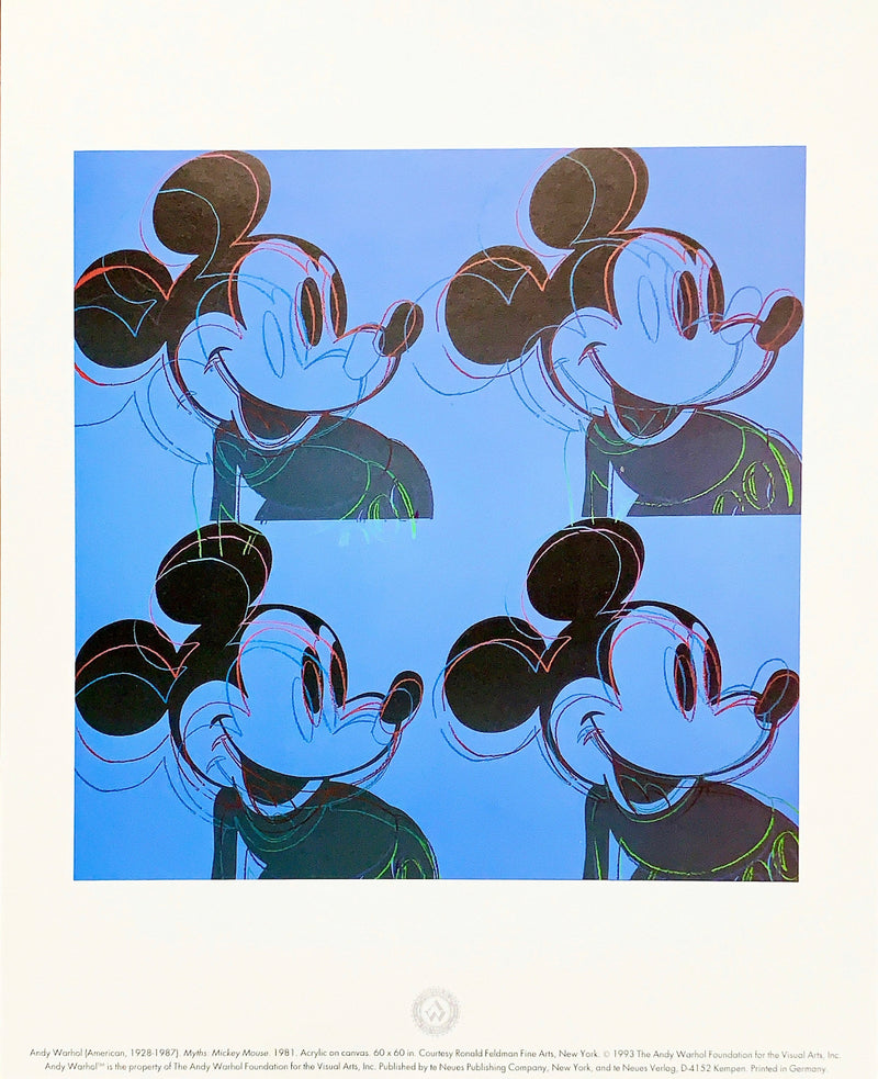Original Lithograph - “Myths. Mickey Mouse”