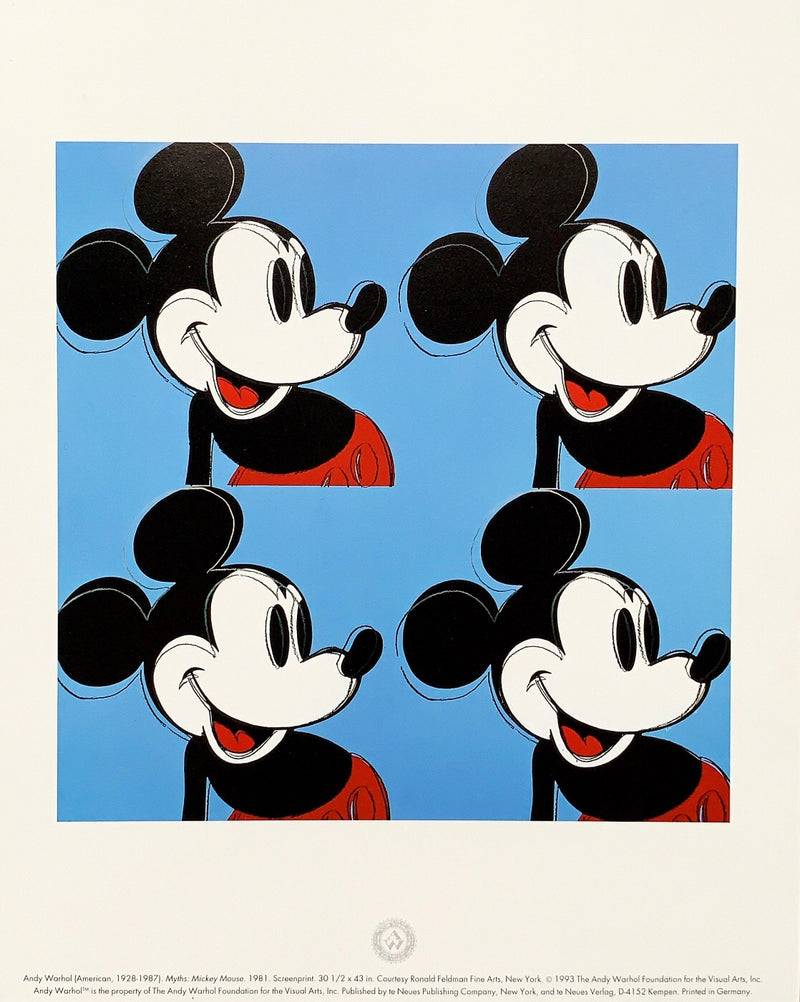 Original Lithograph - “Myths. Mickey Mouse”