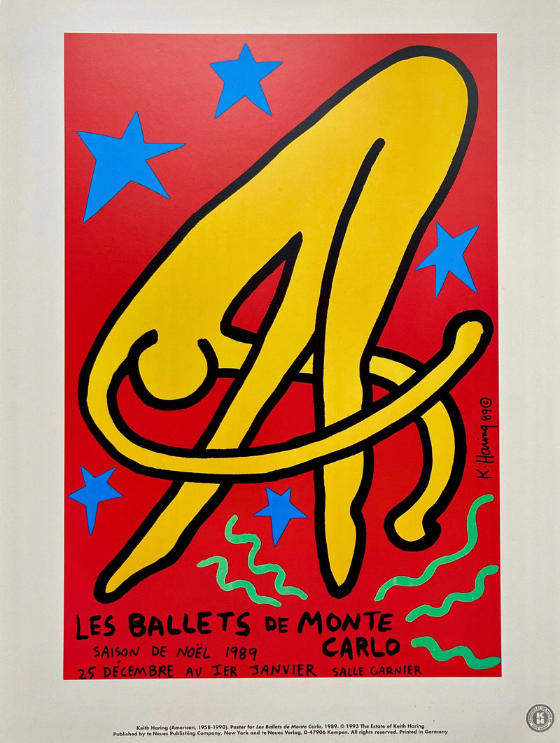 Original Lithograph - “Poster for Les Ballets de Monte Carlo. 1989”