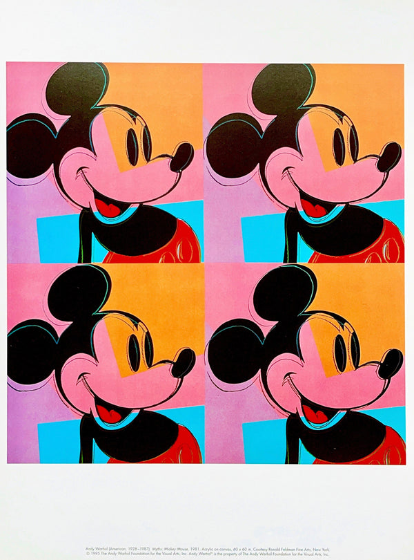 Original Lithograph - “Myths. Mickey Mouse”