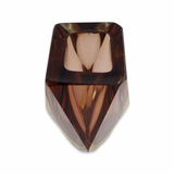 Vintage Murano Mandruzzato Vase (Brown/Yellow)