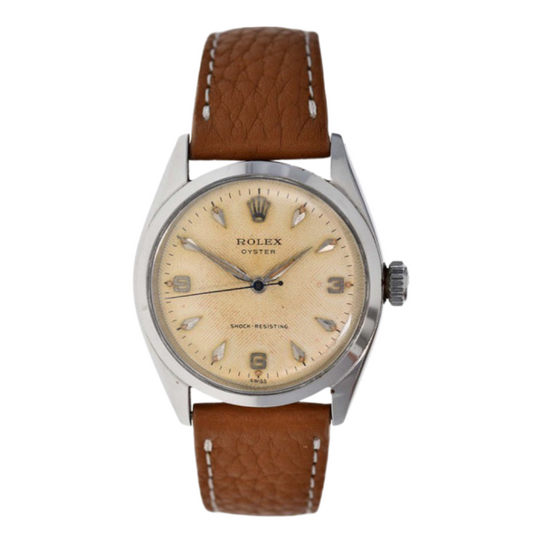 Oyster Precision Ref.6480 Quartered Chevron Guilloché Dial