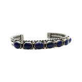 VINTAGE Navajo Lapis Lazuli Cuff Bangle