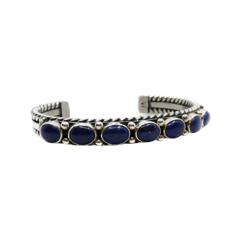 VINTAGE Navajo Lapis Lazuli Cuff Bangle