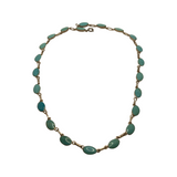 VINTAGE Turquoise & Sterling Silver Necklace