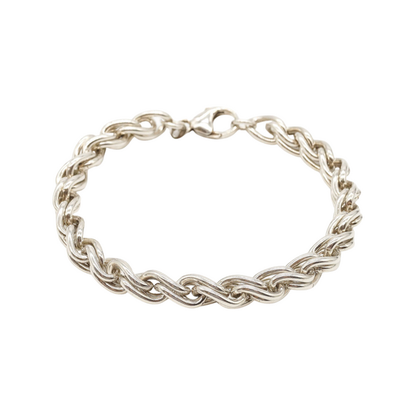 Vintage Sterling Silver Link Bracelet