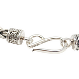 Vintage BA Suarti Byzantine Chain Balinese Sterling Silver Bracelet
