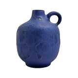 Vintage Hartwig Heyne Keramik Blue Vase