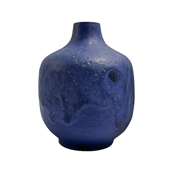 Vintage Hartwig Heyne Keramik Blue Vase
