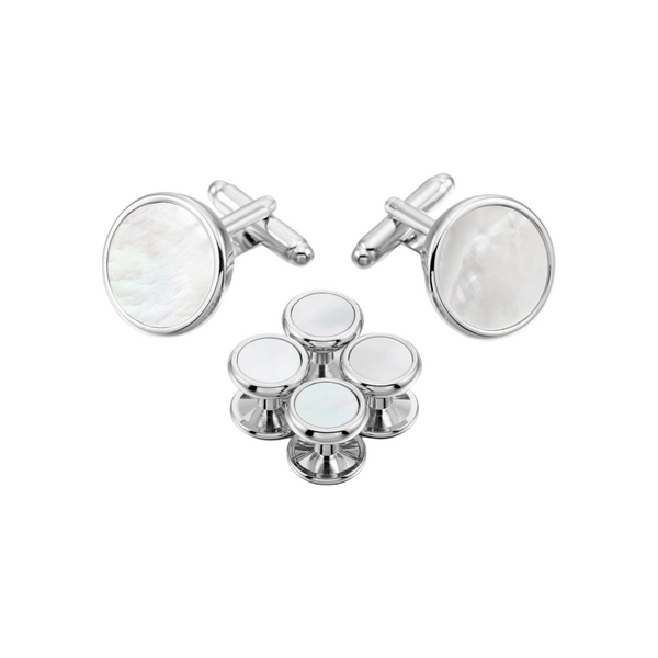 Mother of Pearl Dress Stud Set