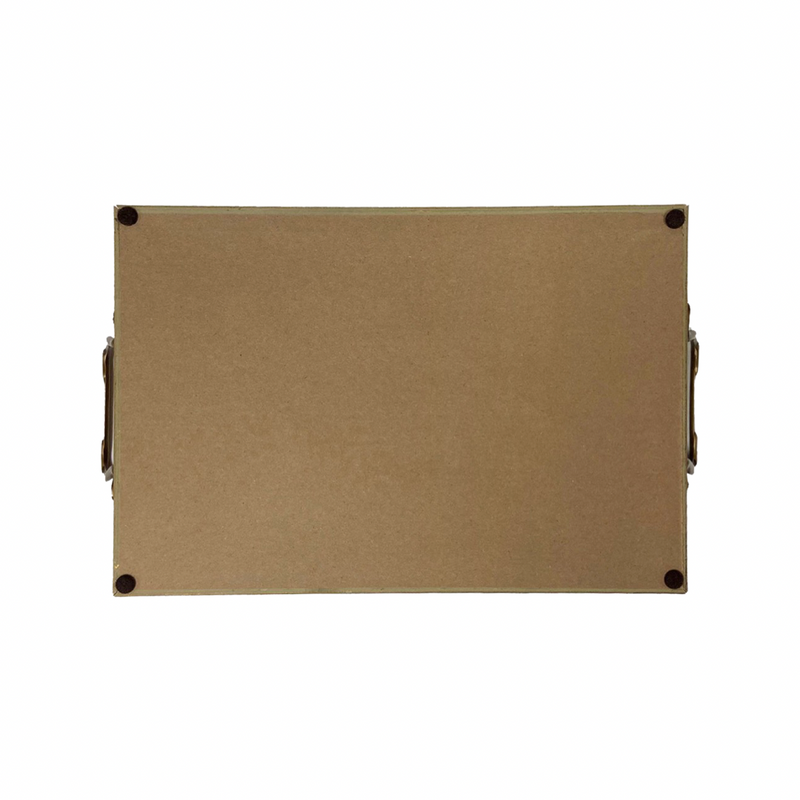 Saddled Horse Tray with Brass Handles