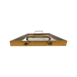 Saddled Horse Tray with Brass Handles