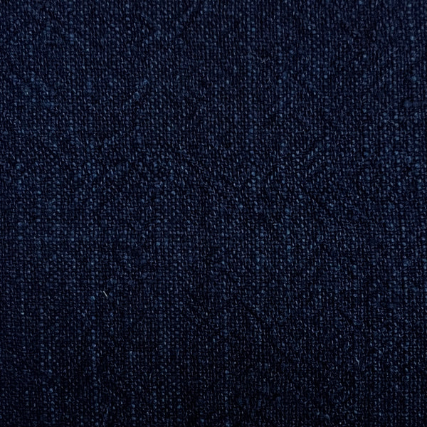 "DAICHI" Indigo Dyed Double Pleated Elastic Band Trousers (Made to Order)