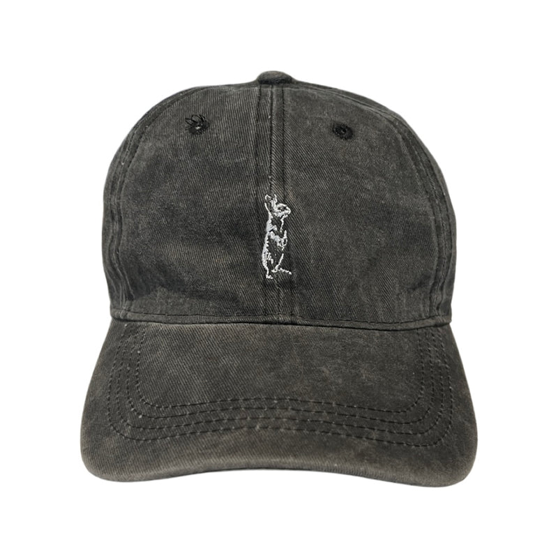 Washed Cotton Cap - Charcoal