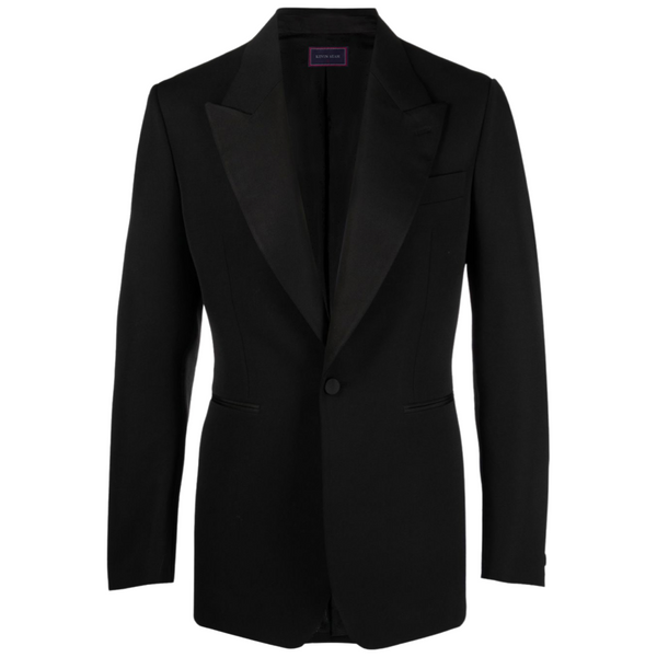 BARATHEA WOOL TUXEDO JACKET (Made to Order)