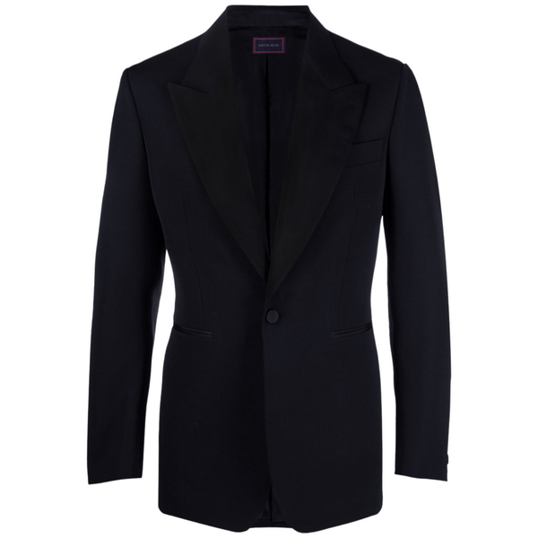 BARATHEA WOOL TUXEDO JACKET (Made to Order)