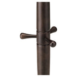 Smoked Brown Beech Wood John Pole Hanger