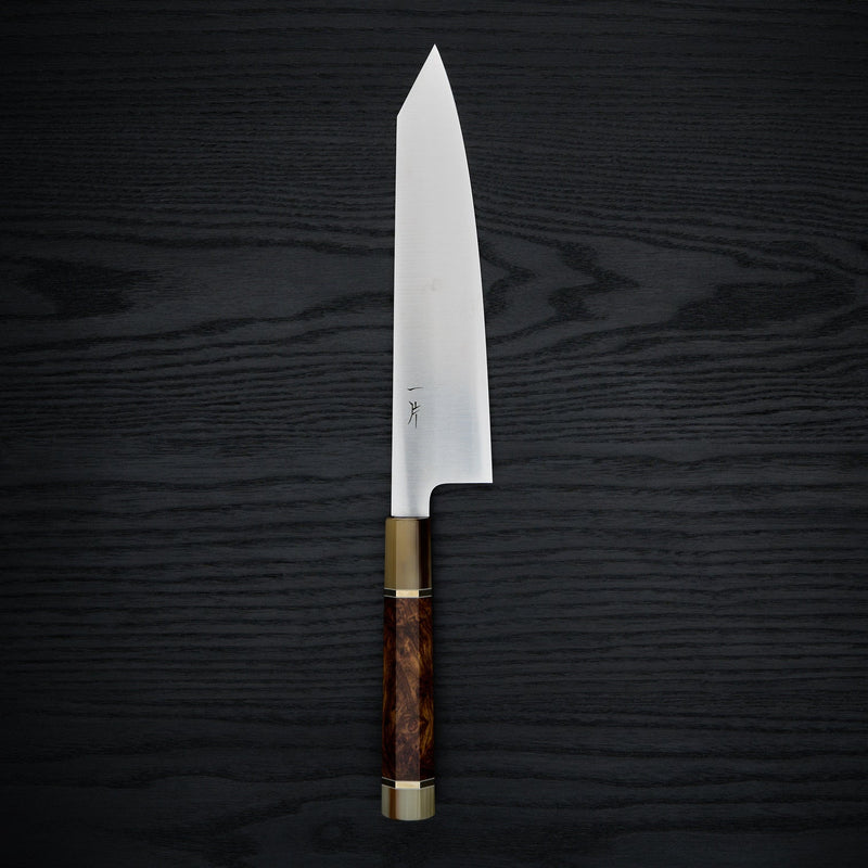 Hitohira FJ VG-10 Kiritsuke Gyuto 240mm Bubinga Burl Handle