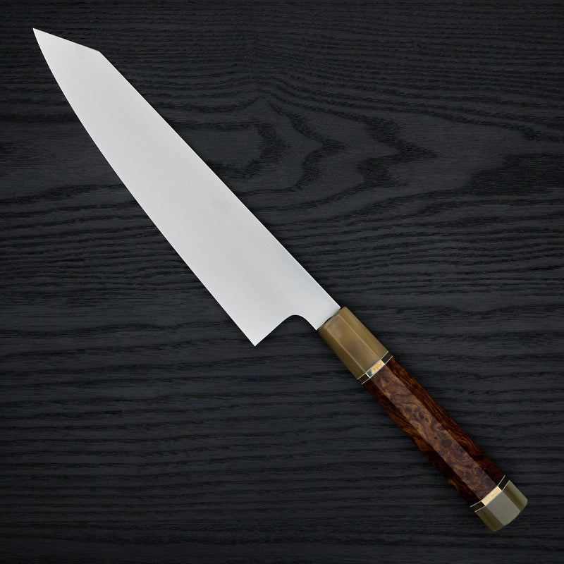 Hitohira FJ VG-10 Kiritsuke Gyuto 240mm Bubinga Burl Handle