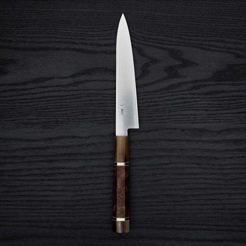 Hitohira FJ VG-10 Petty 150mm Bubinga Burl Handle
