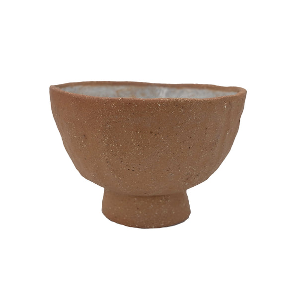 Rust Ceramic Wobbly Bowl
