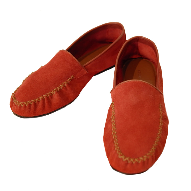 Red Suede Slipper