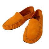 Orange Suede Slipper