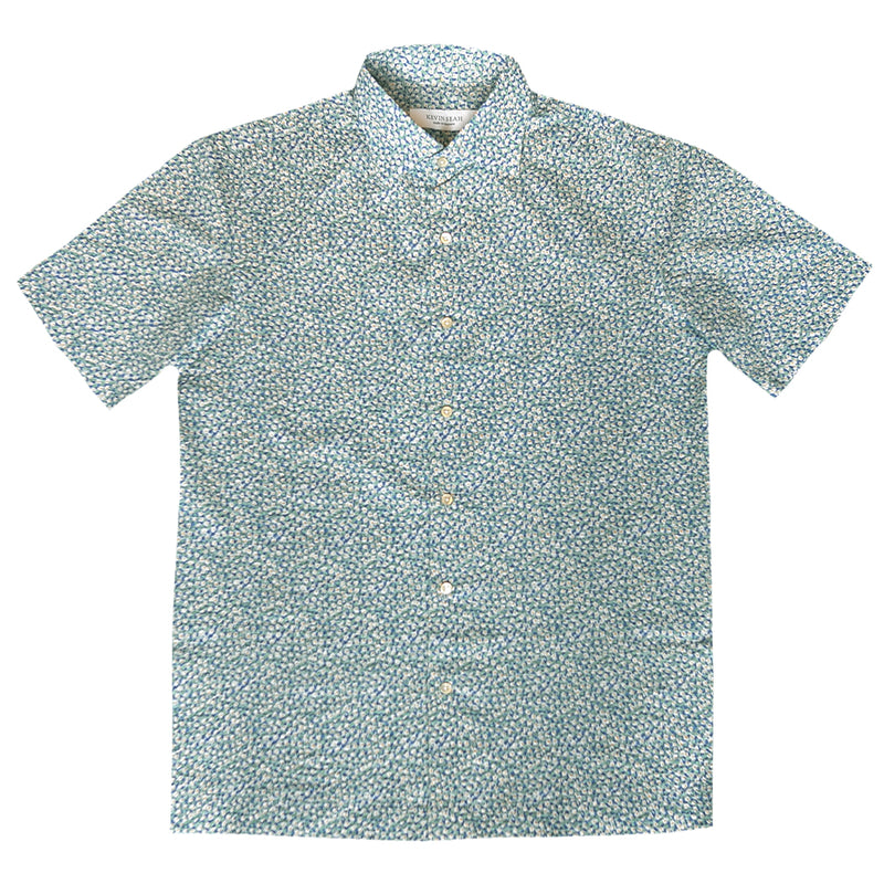 "ISSEI" Japanese Seersucker Short Sleeve Shirt (Made To Order)