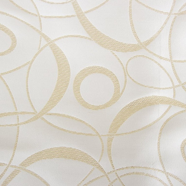 Milk / Gold Luxury Sparkling Swirl Duvet Cover Set