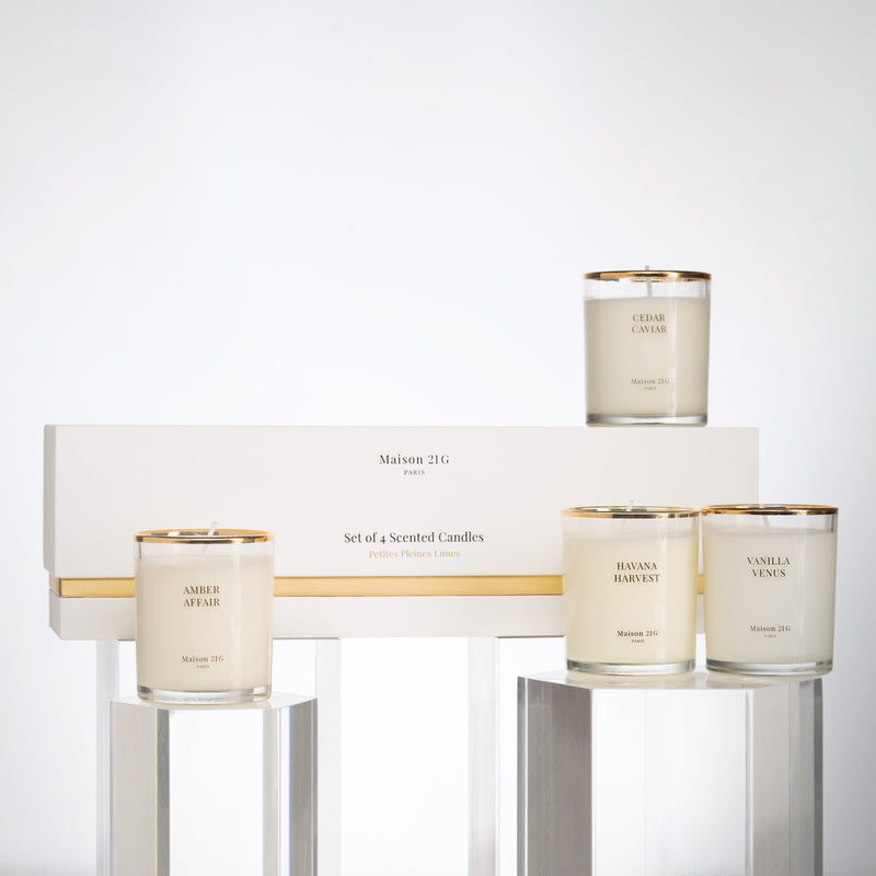 MAISON 21G - SET OF 4 SCENTED CANDLES