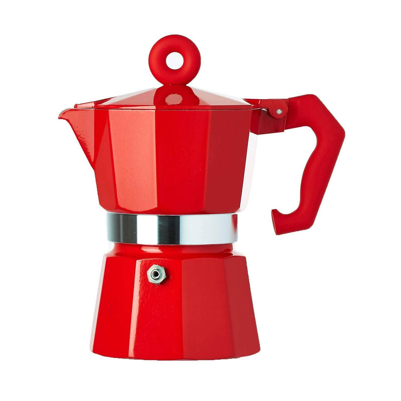 Moka Pot for 3 cups RED (RED)