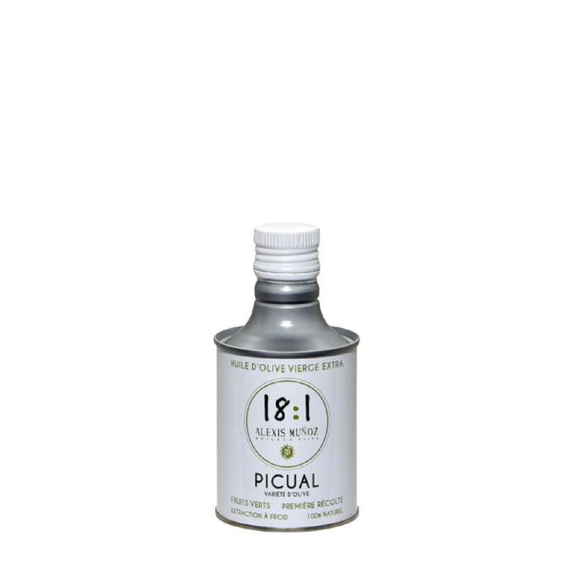 18:1 OLIVE OIL EVOO FRUITY GREEN PICUAL - 250ML