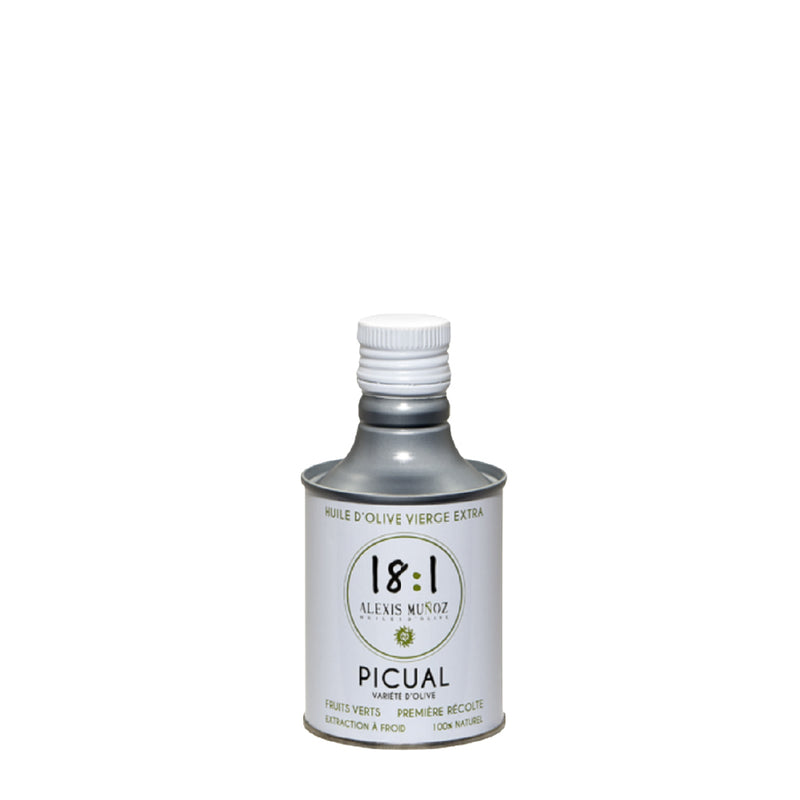 18:1 OLIVE OIL EVOO FRUITY GREEN PICUAL - 250ML