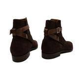 Dark Brown Pegase Suede Boots