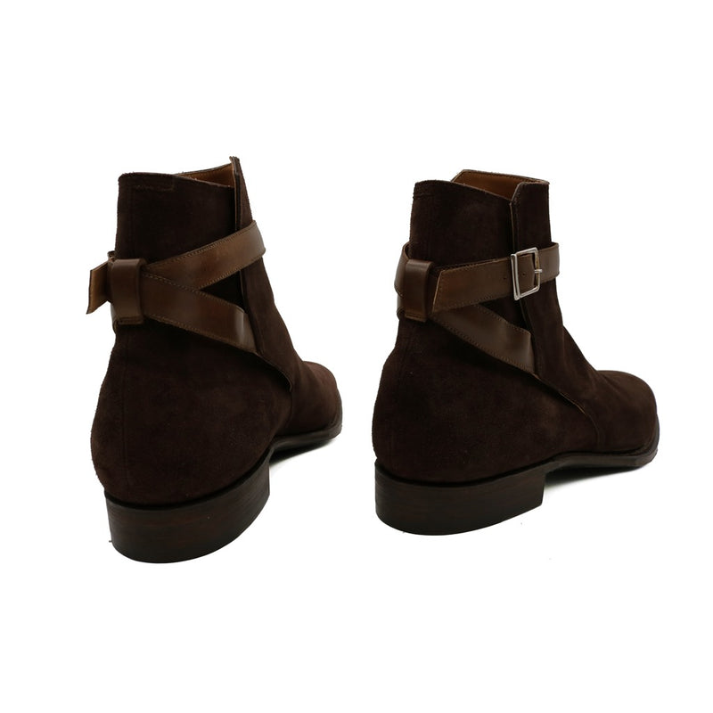 Dark Brown Pegase Suede Boots