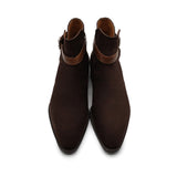 Dark Brown Pegase Suede Boots