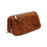 Rust 2 Pipe and Tobacco Suede Pouch