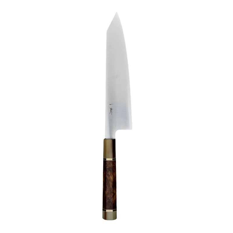 Hitohira FJ VG-10 Kiritsuke Gyuto 240mm Bubinga Burl Handle