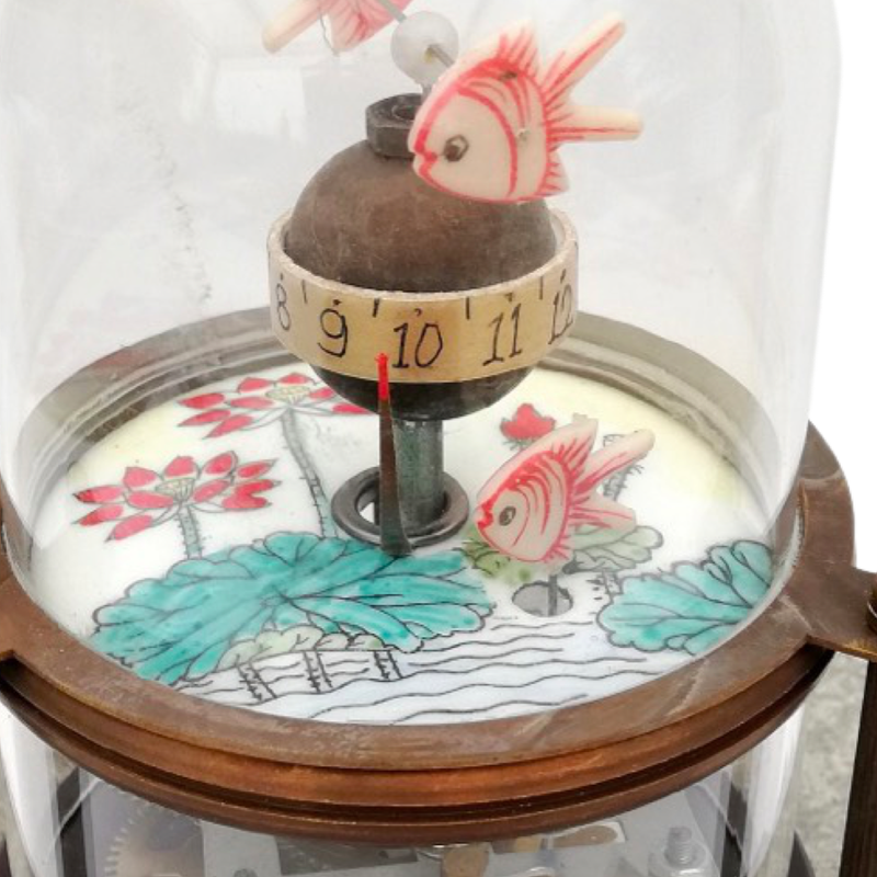 Whimsical Mechanical Aquarium Clock