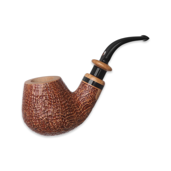 Brown Sandblasted Bent Brandy