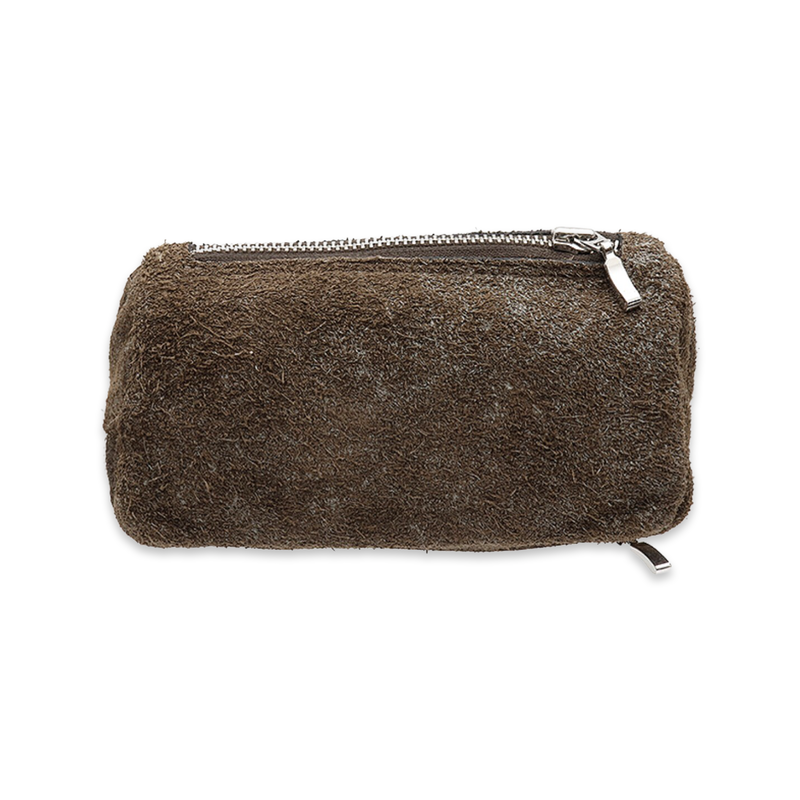 Brown 2 Pipe and Tobacco Suede Pouch