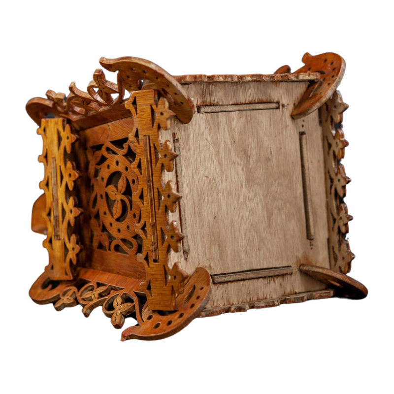 Vintage Wooden Tramp Art Cross