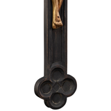 Antique Wooden Bronze Cross