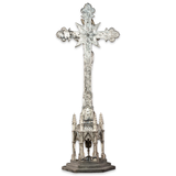 Vintage Altar Standing Cross Crucifix