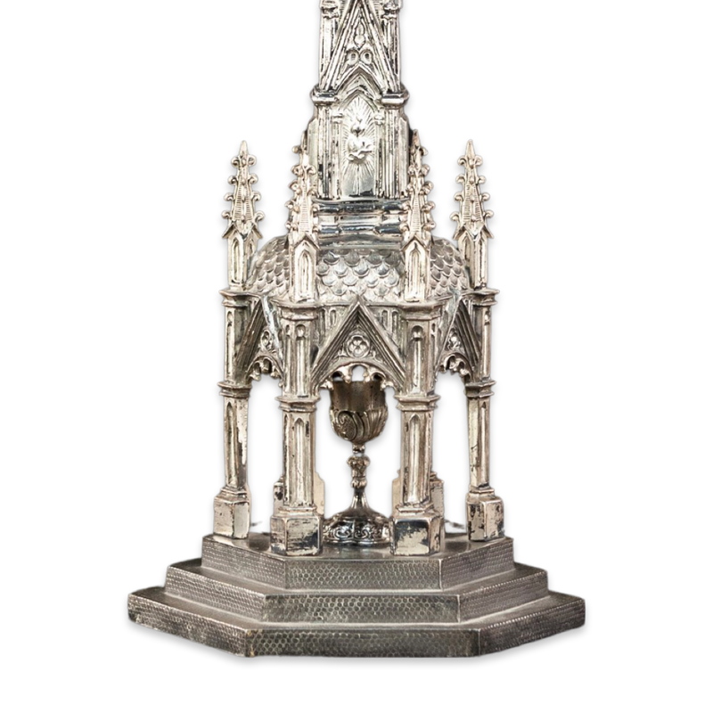 Vintage Altar Standing Cross Crucifix
